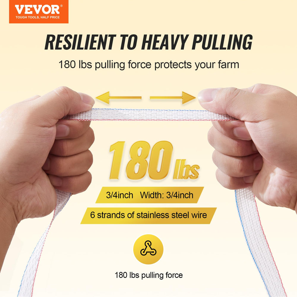 VEVOR reel detail with ABS spool for easy deployment and tangle-free handling benefit
