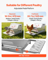 VEVOR galvanized steel body texture resisting rust for long life