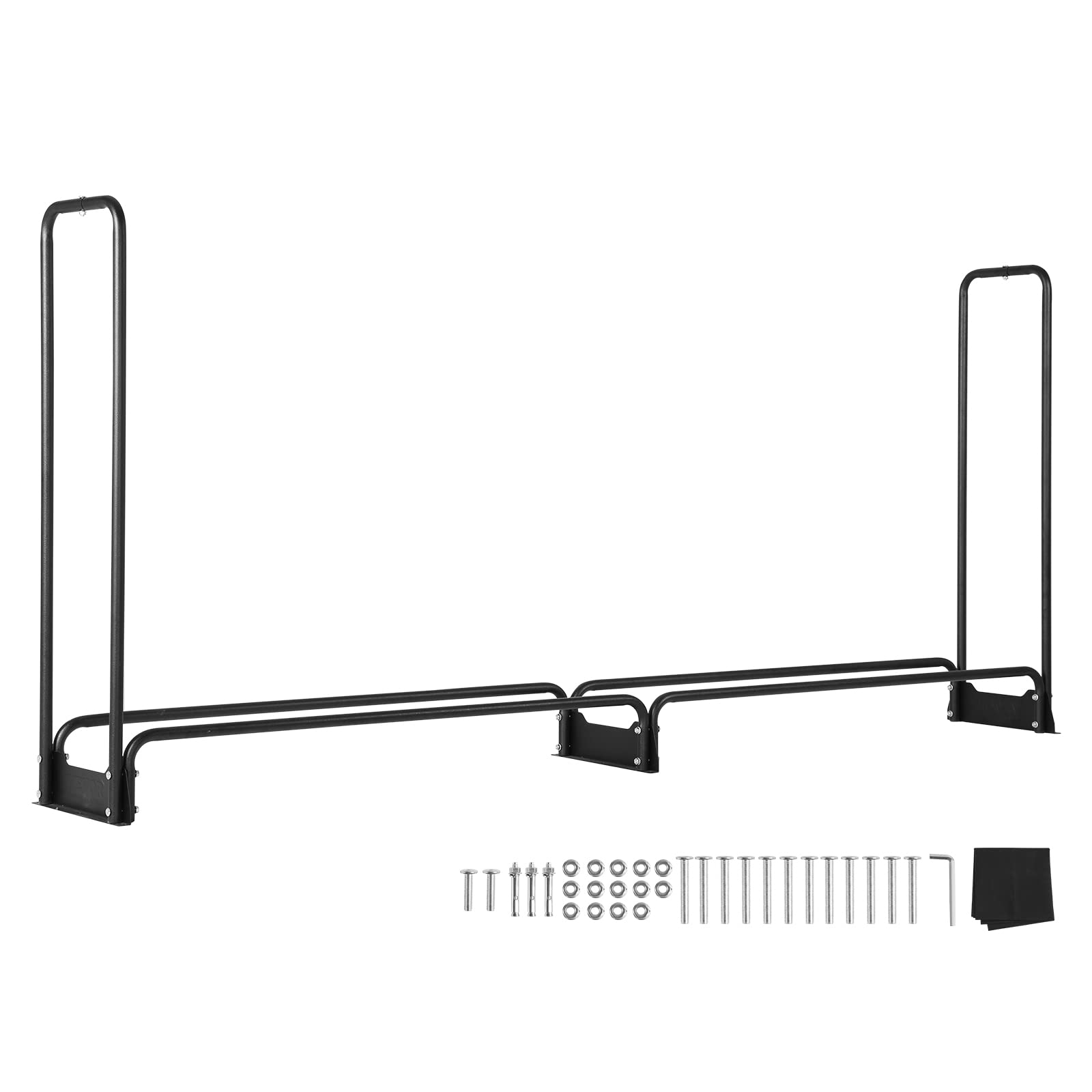 VEVOR assembly parts laid out showing simple bolt-together installation