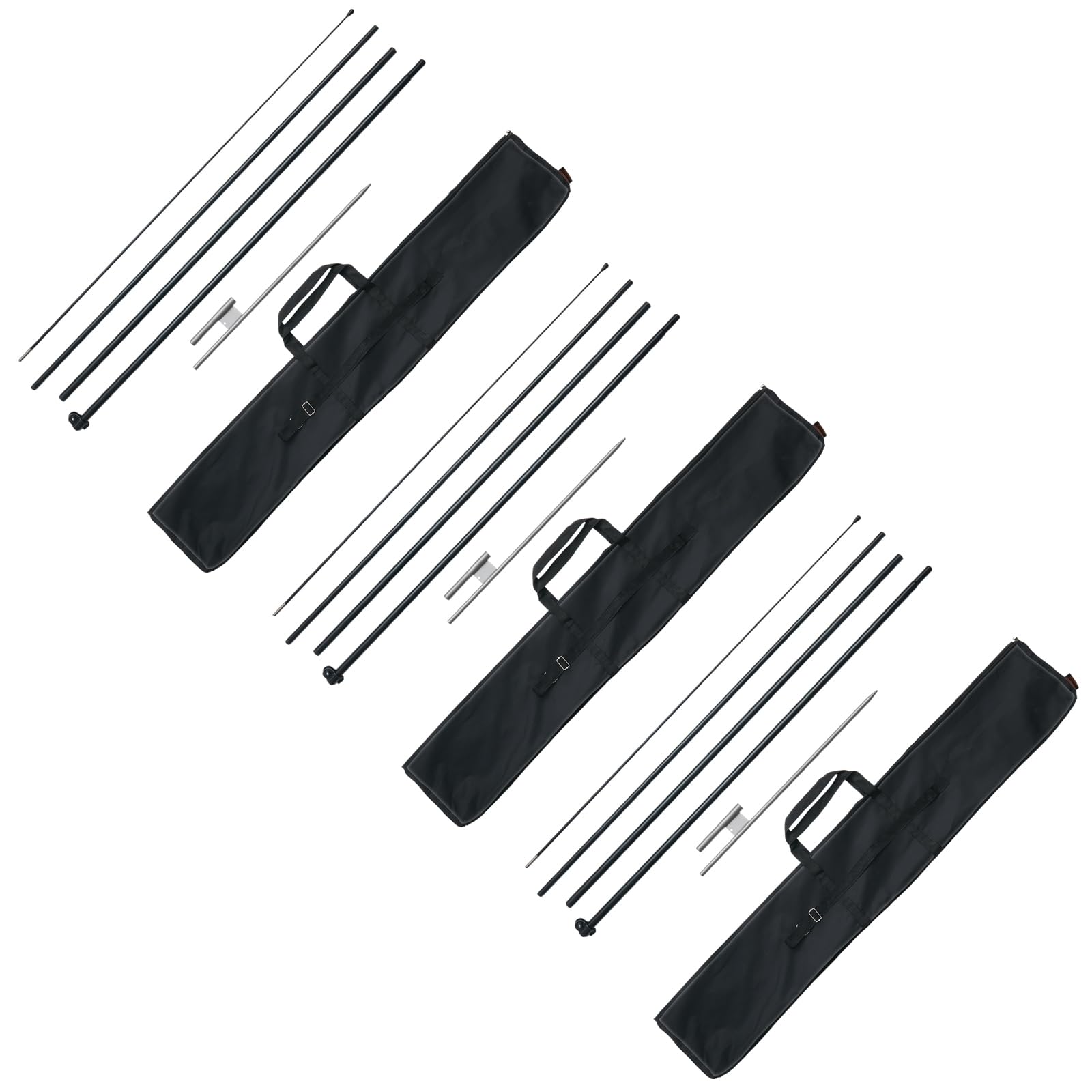 VEVOR kit parts and packaging showing complete portable solution