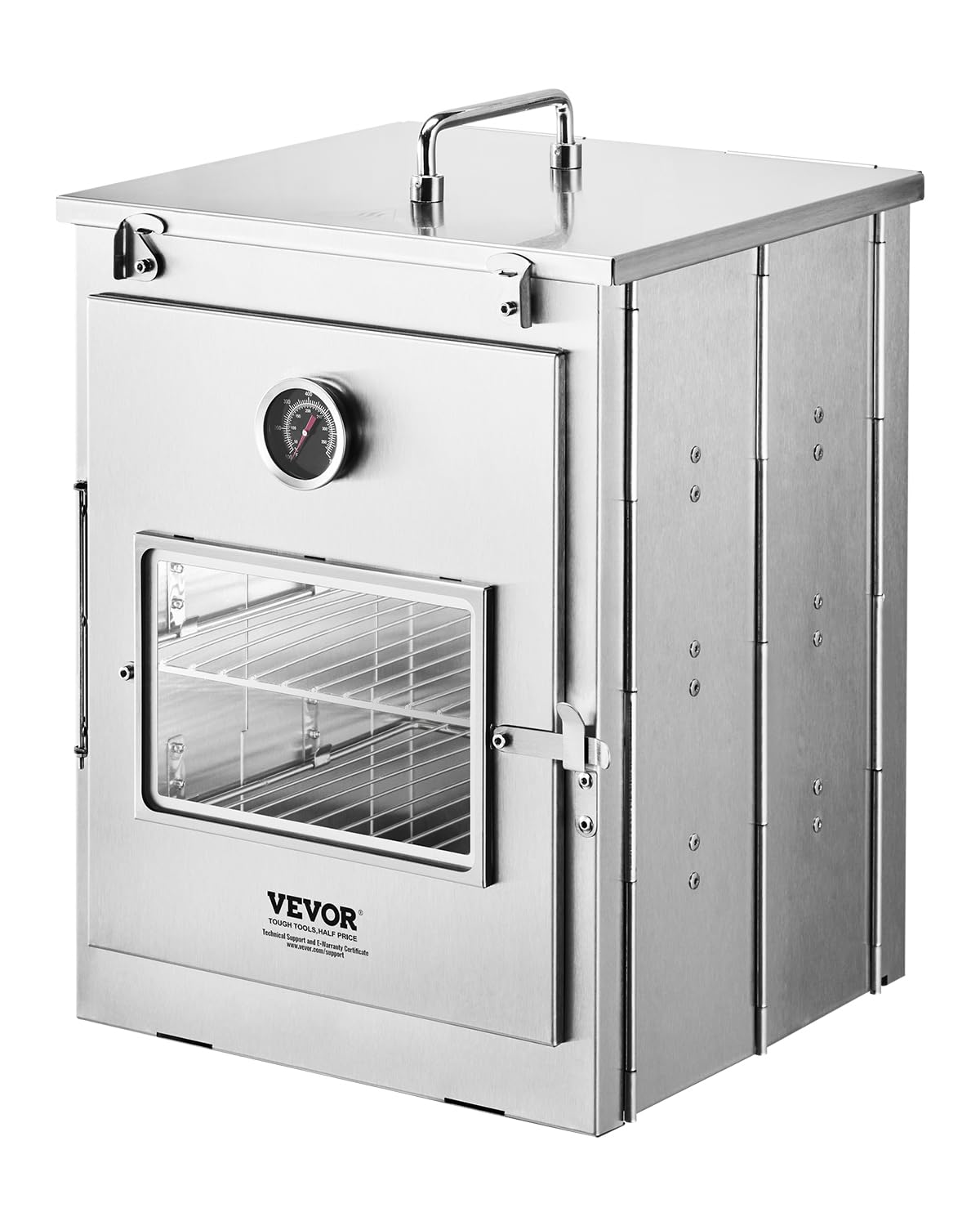 VEVOR foldable oven front view showing compact portability and storage benefit