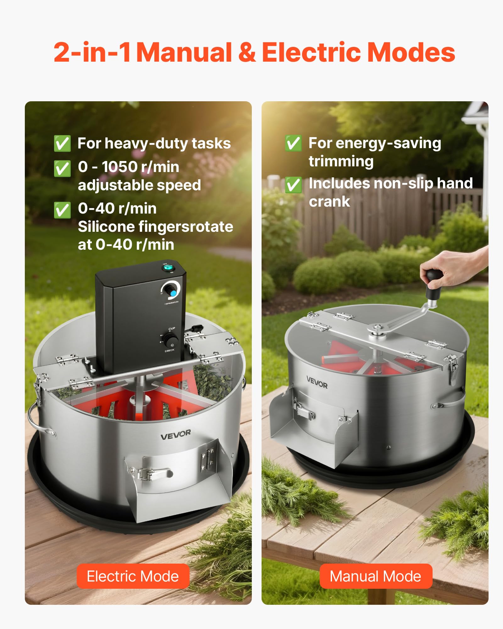 VEVOR food-grade silicone sweepers reducing residue and protecting buds
