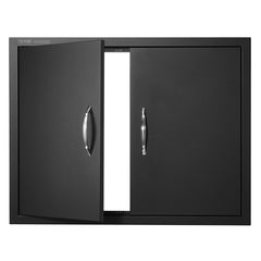 VEVOR front-facing double access door showing clean flush-mount and modern look, durable finish