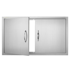 VEVOR front flush-mount double door showing clean fit and durable finish