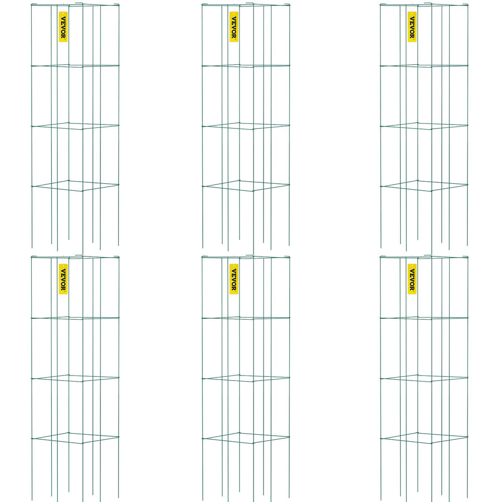 VEVOR 6-pack front view showing stacked cages and compact packaging benefit