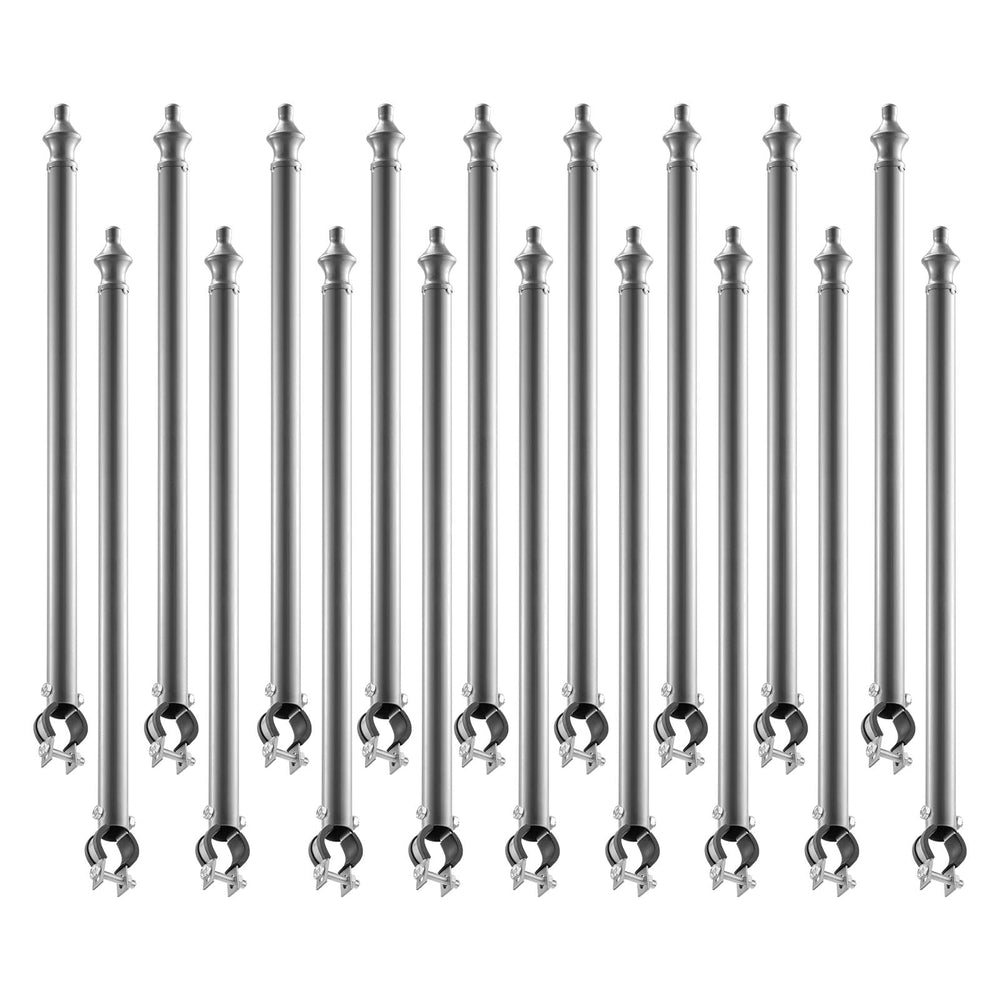 VEVOR front view of 18-pack extenders showing full set and caps, adds secure height
