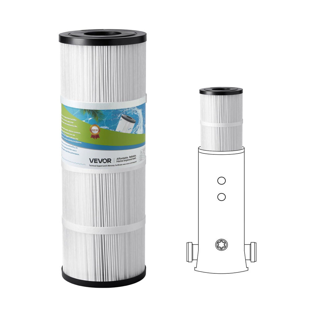 VEVOR front view of replacement cartridge showing fit and easy swap benefit