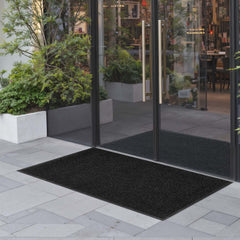 VEVOR front view of 6x4 ft grey doormat protecting entrance
