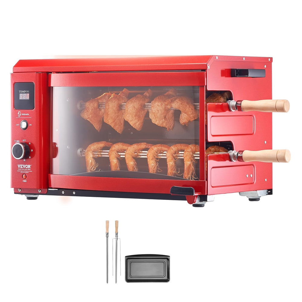 VEVOR front view showing grill controls and compact design for easy placement