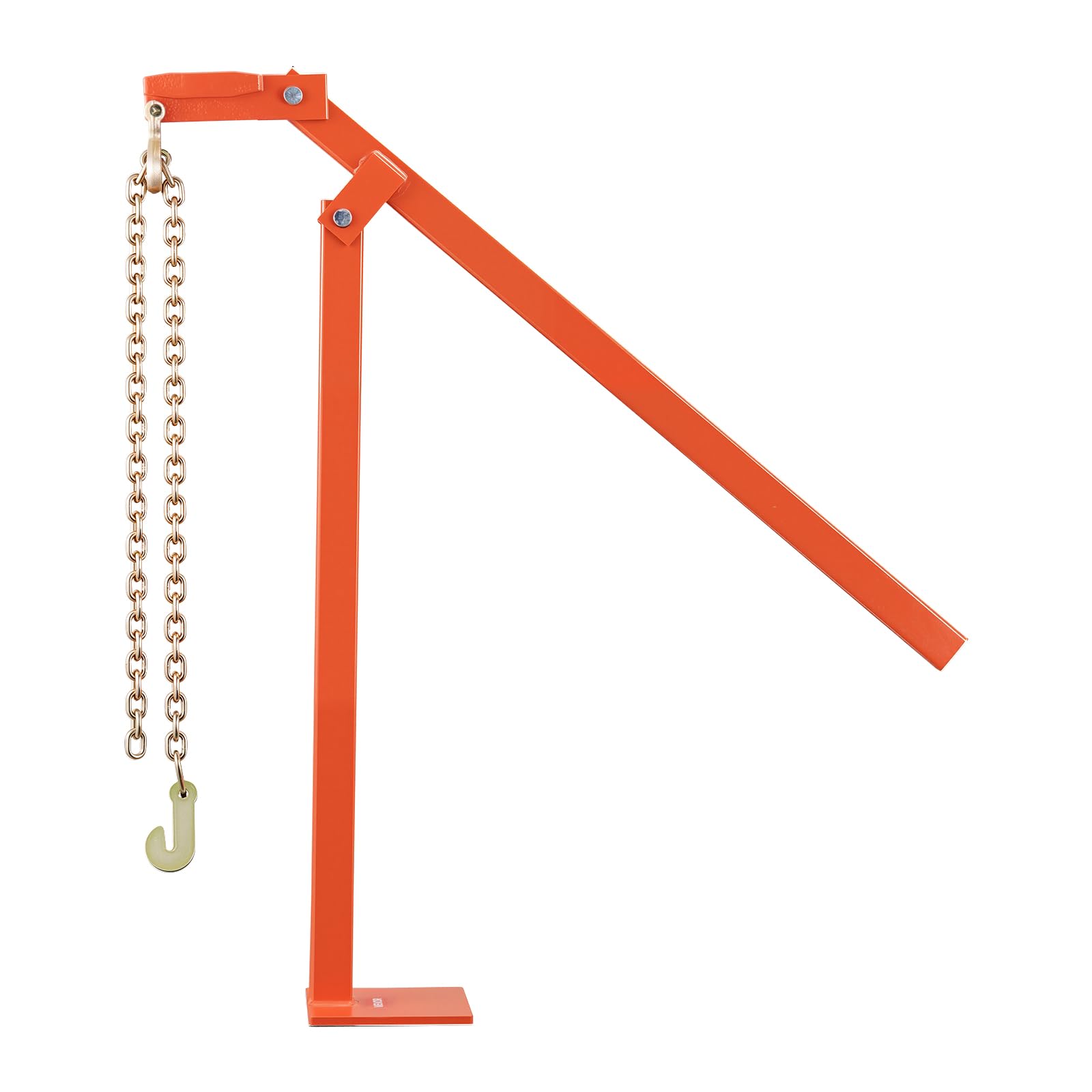 VEVOR front view of T-post puller showing sturdy frame and portability