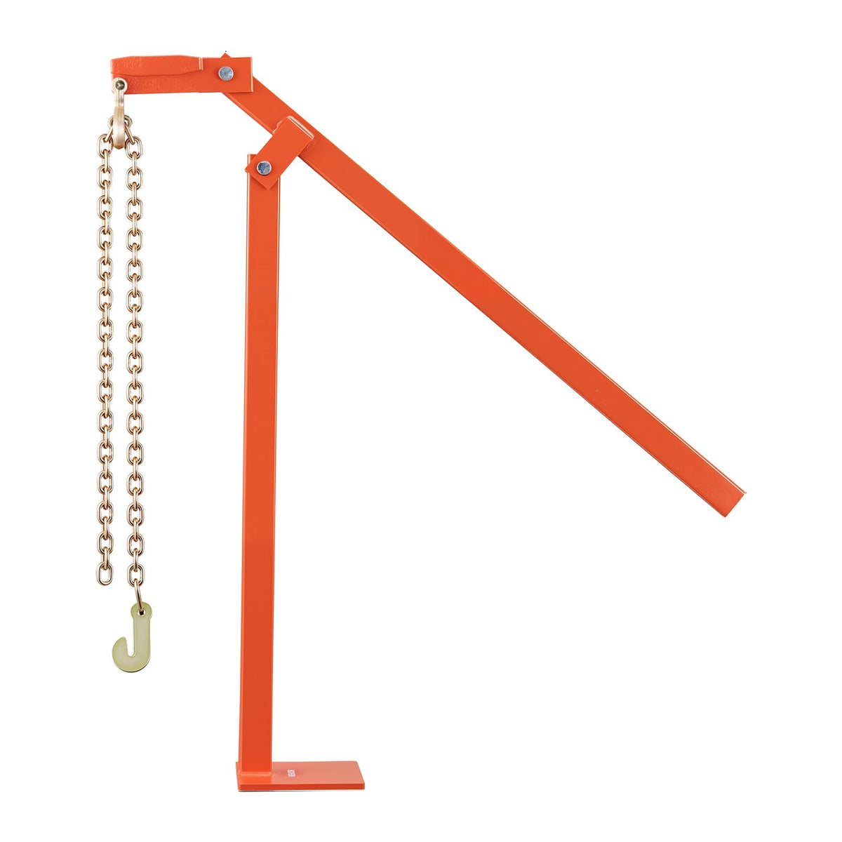 VEVOR front view of T-post puller showing sturdy frame and portability