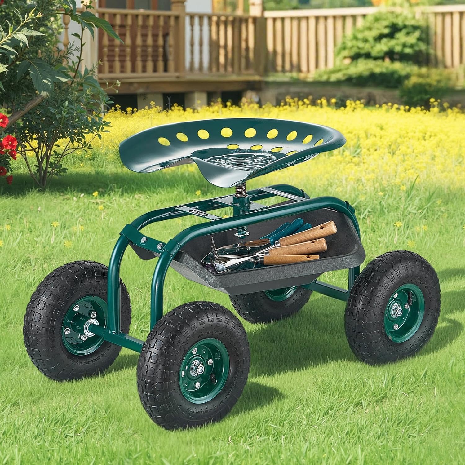 VEVOR powder-coated finish and label showing rust-resistant durability