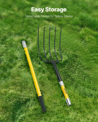 VEVOR fiberglass shaft image showing lightweight, weather-resistant strength