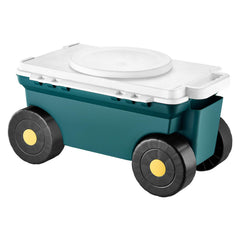 VEVOR garden seat front view showing sturdy frame and comfortable sitting benefit