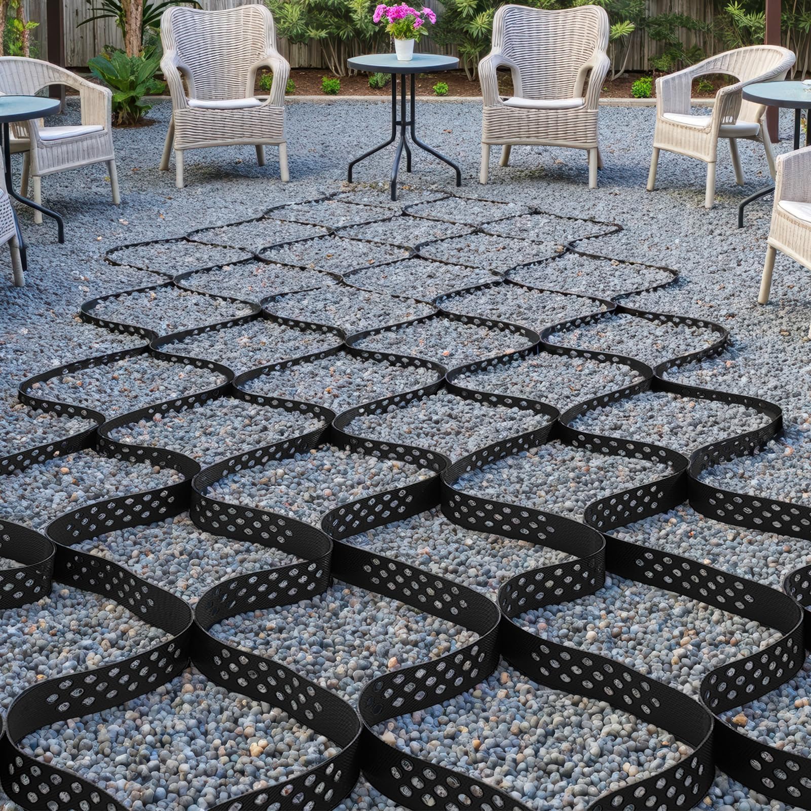 VEVOR covered with grass showing reinforced lawn and natural finish