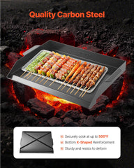 VEVOR griddle close-up of PTFE coated surface for easy food release and cleaning