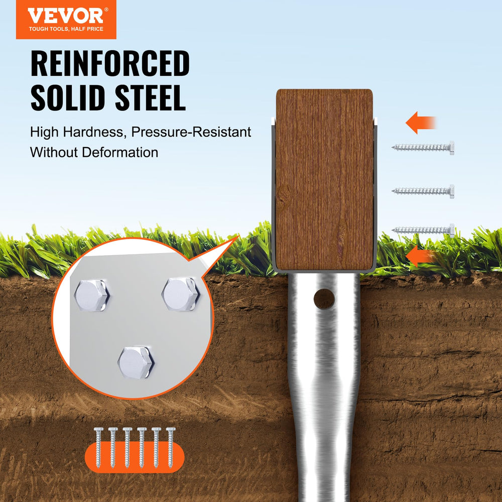 VEVOR close-up of powder-coated finish demonstrating rust protection