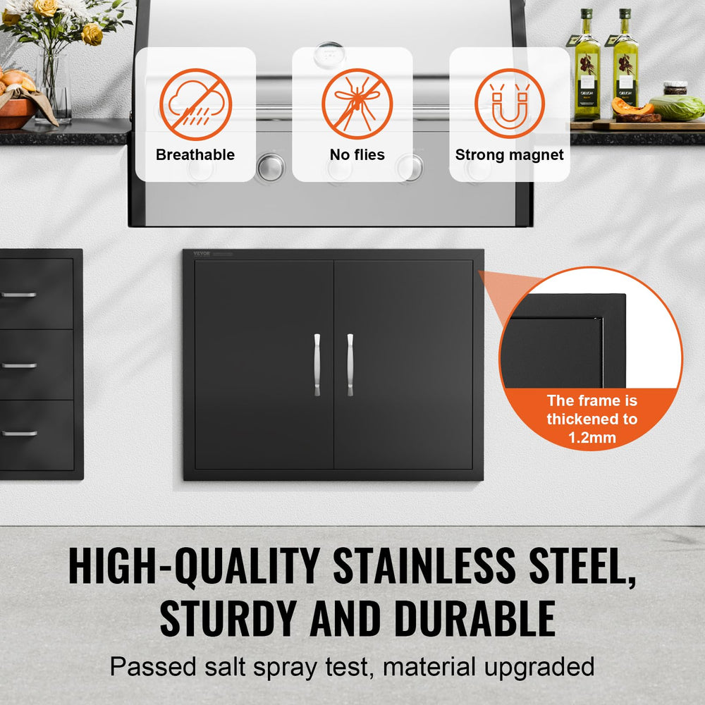 VEVOR ergonomic zinc-alloy handle close-up offering comfortable grip and easy opening