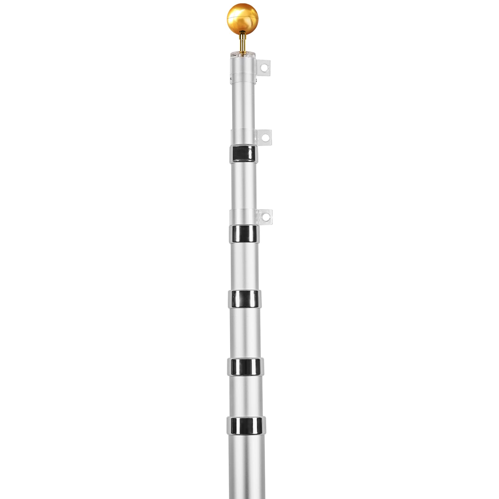 VEVOR pole beside person for scale shows 30ft height capability