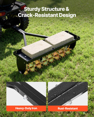 VEVOR hitch connection illustrating universal fit with tractors