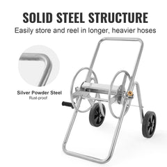 VEVOR close-up of non-slip handle for effortless hose winding and user comfort