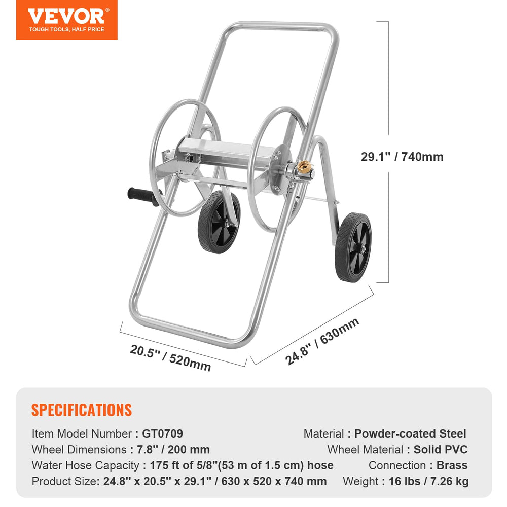 VEVOR powder-coat texture close-up demonstrating weather-resistant finish