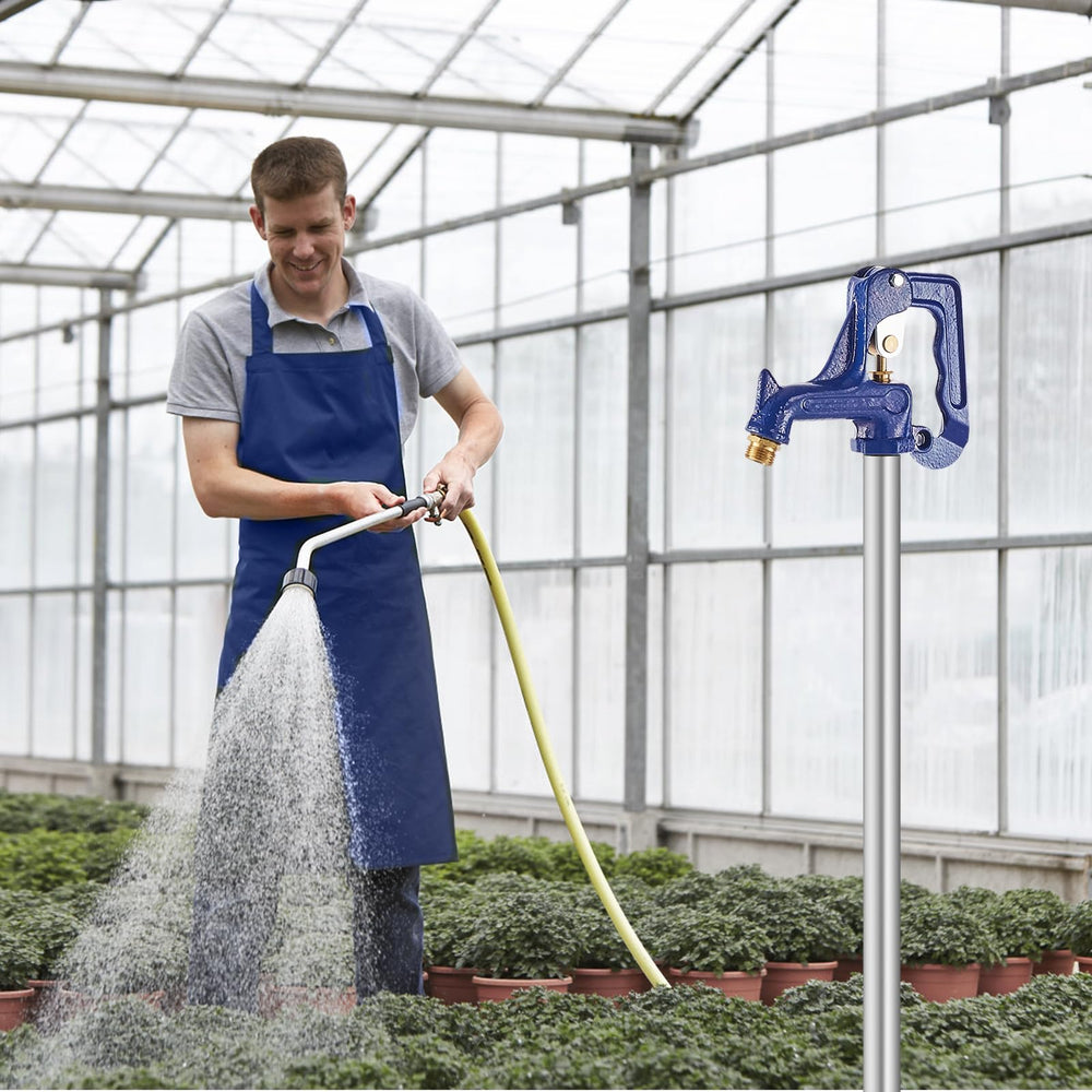VEVOR hydrant installed in garden lifestyle scene showing convenient water access