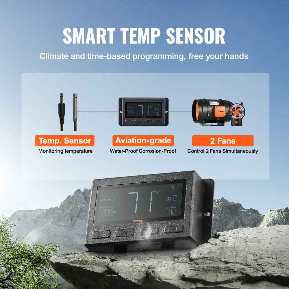 VEVOR included accessories laid out for fast, vibration-free installation
