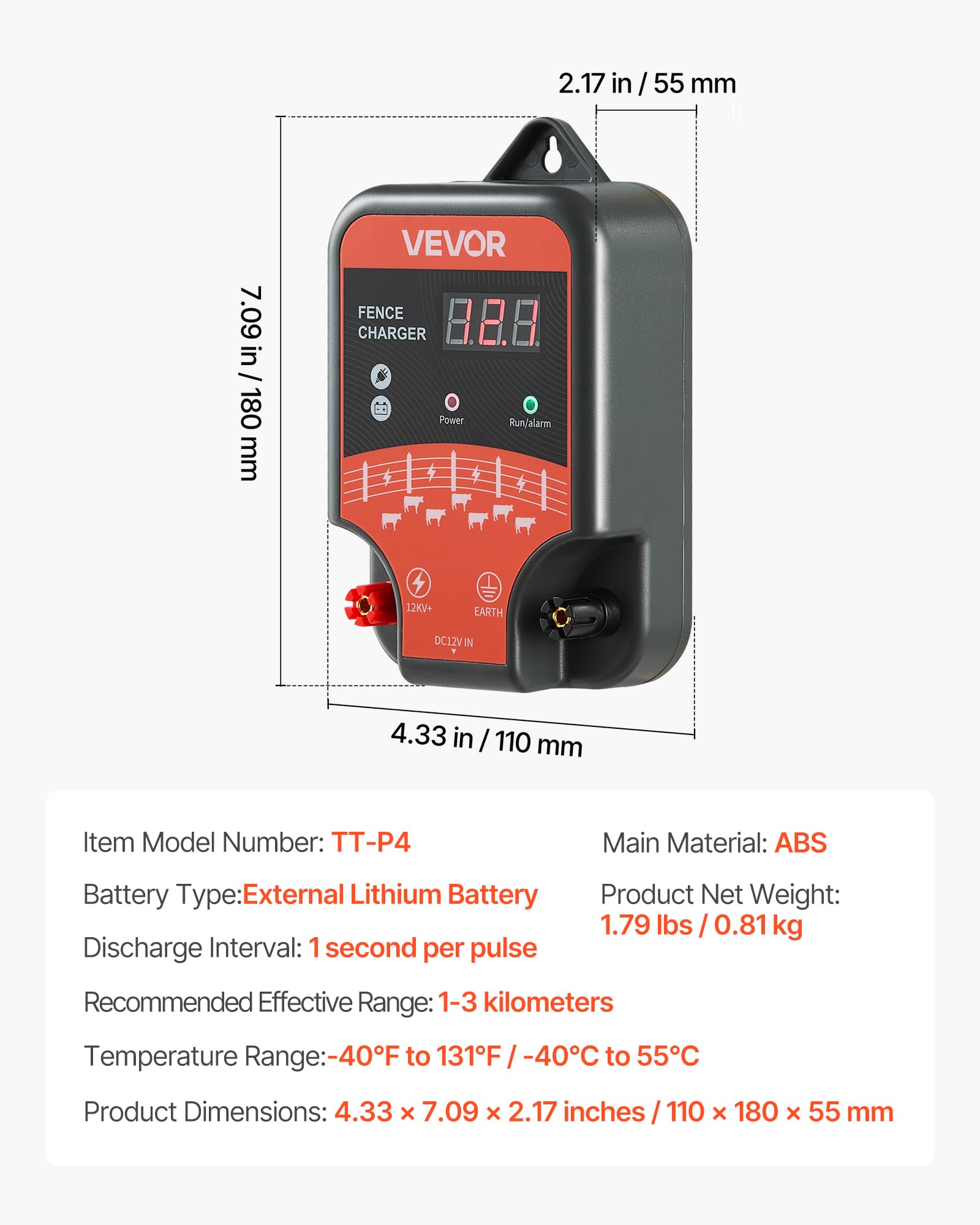VEVOR installation kit components organized for quick setup and reliable wiring