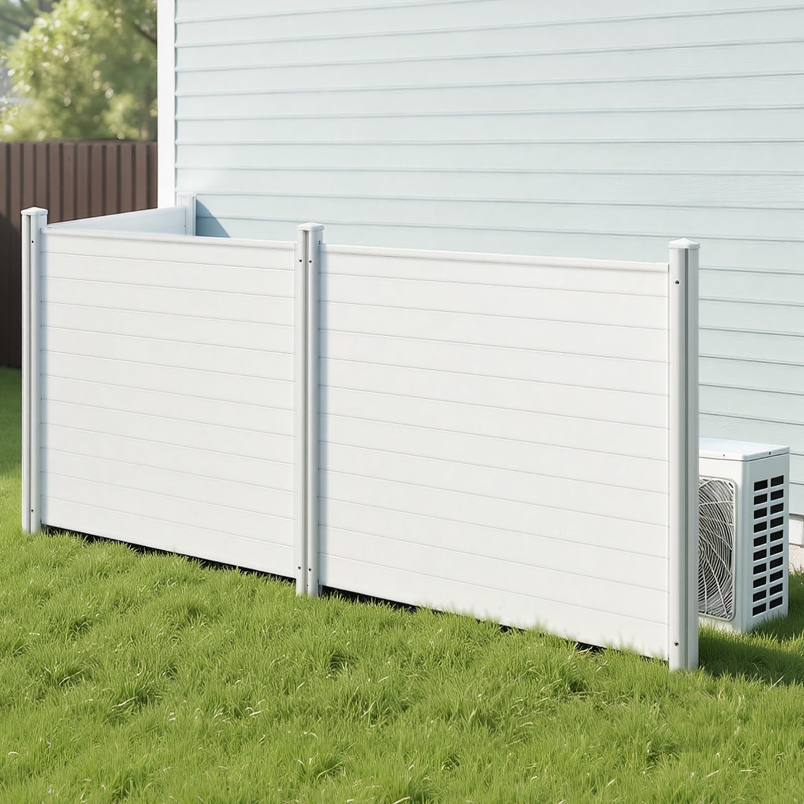 VEVOR panel being secured with included screws showing easy installation benefit