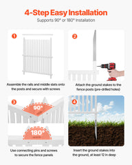 VEVOR installed around an air conditioner showing discreet concealment benefit