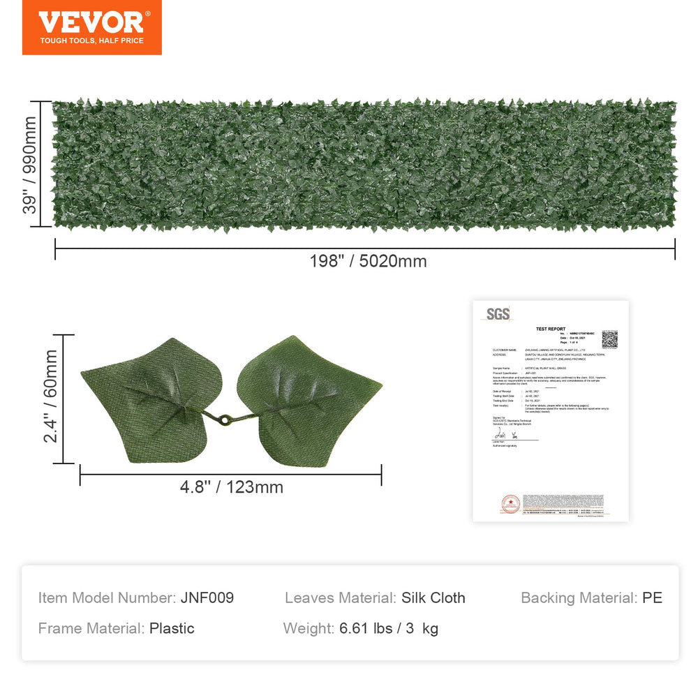 VEVOR detailed shot of PE mesh backing showing airflow and support
