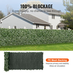 VEVOR view of PE mesh backing and plastic frame showing airflow and reinforced support