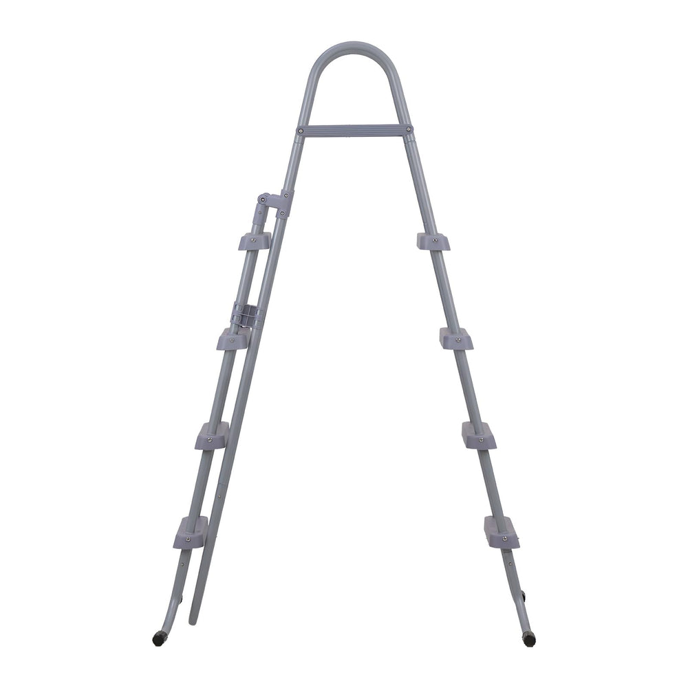 VEVOR ladder in backyard setting demonstrating easy pool access