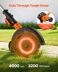 VEVOR dual-wheel guide keeping straight edges and consistent lines