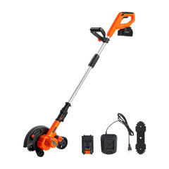 VEVOR front view of lawn edger showing full tool for easy handling