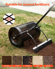VEVOR leveling brush detail that smooths and levels material in a single pass