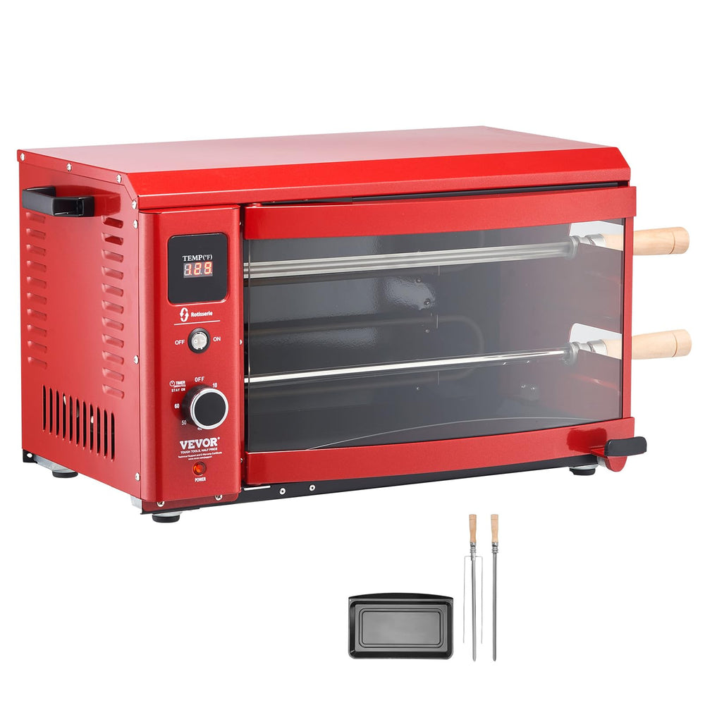 VEVOR rotisserie at an outdoor party showing reliable serving capacity