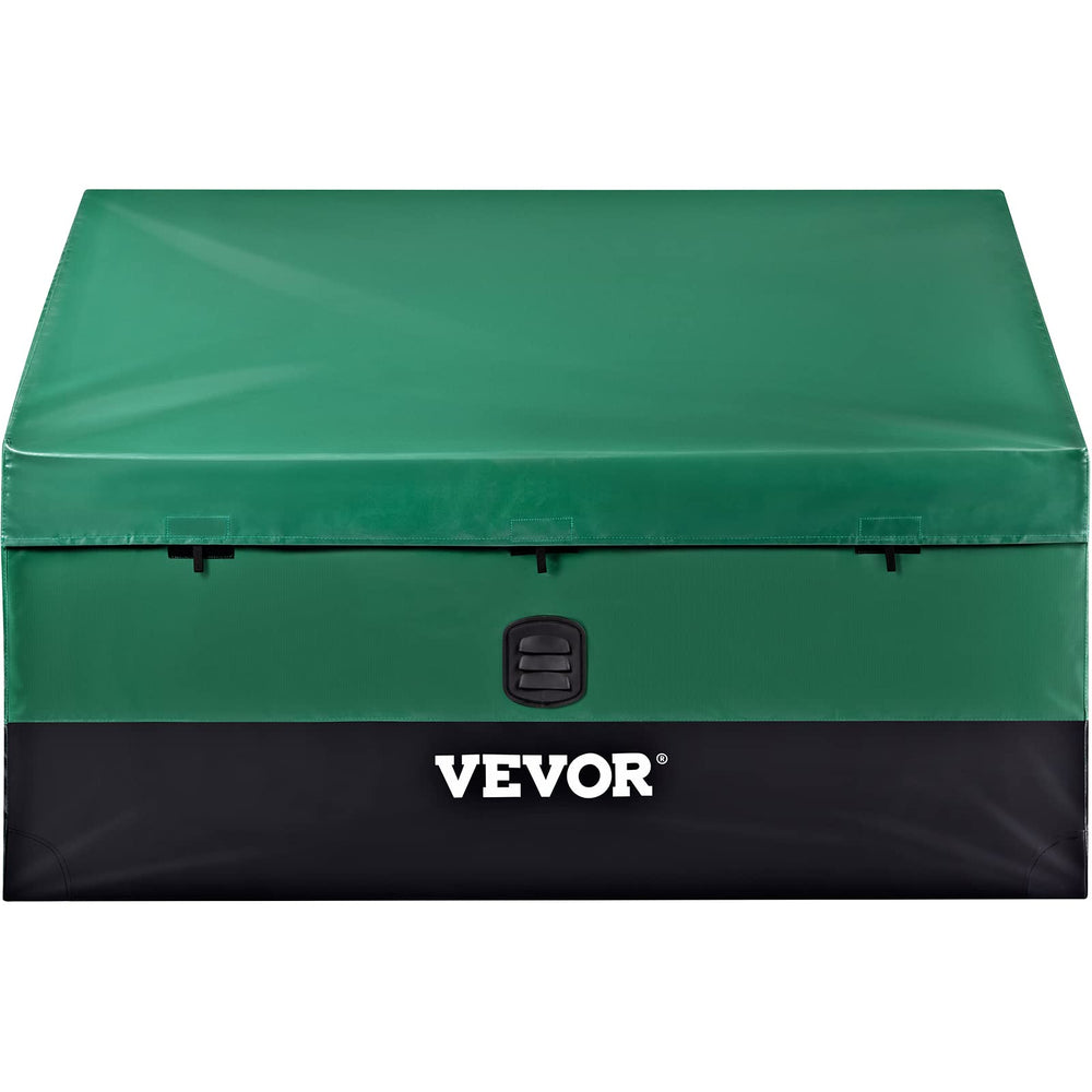 VEVOR lifestyle image on patio by pool showing organized outdoor storage