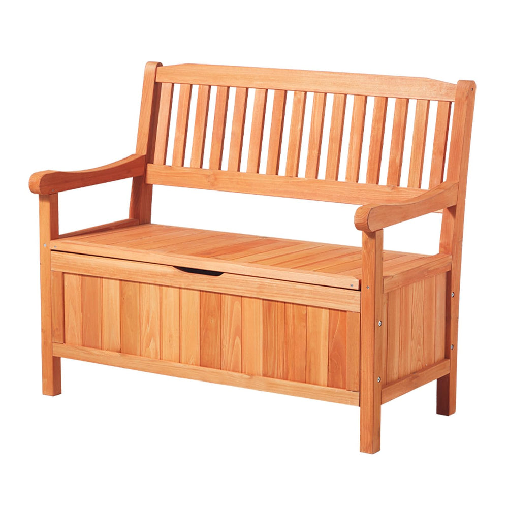 VEVOR outdoor lifestyle on patio illustrating style and storage utility