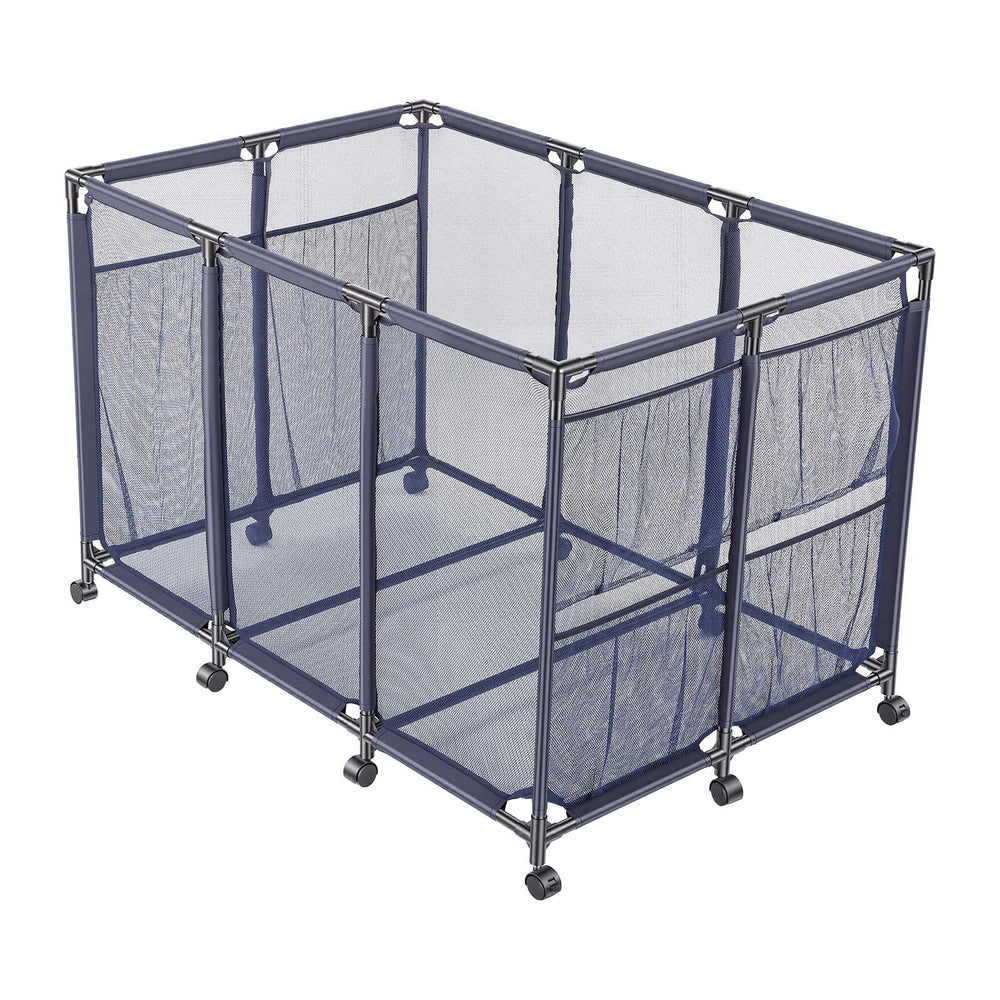 VEVOR poolside lifestyle scene showing tidy organization and easy mobility benefit