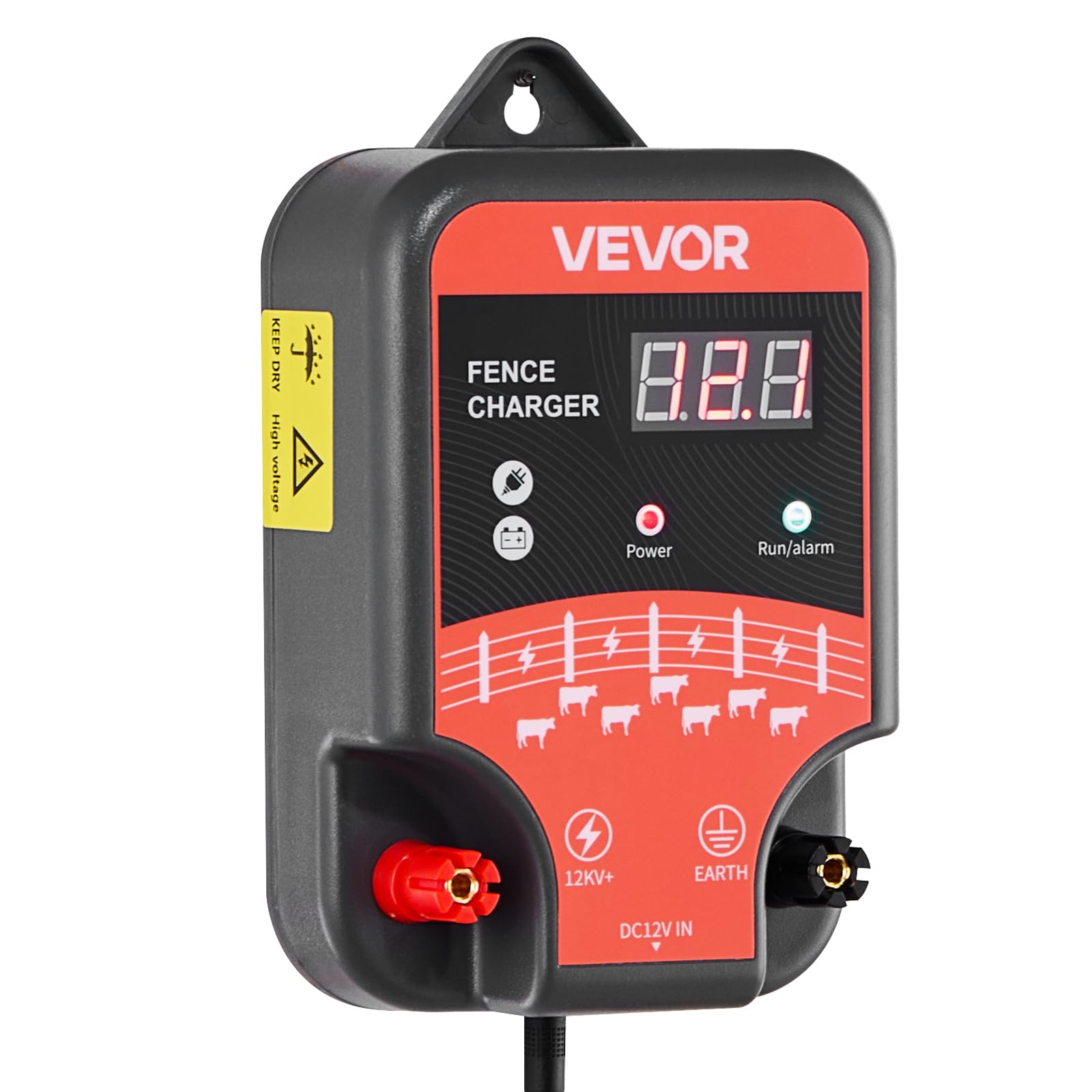 VEVOR protecting livestock in a pasture demonstrating effective animal deterrence