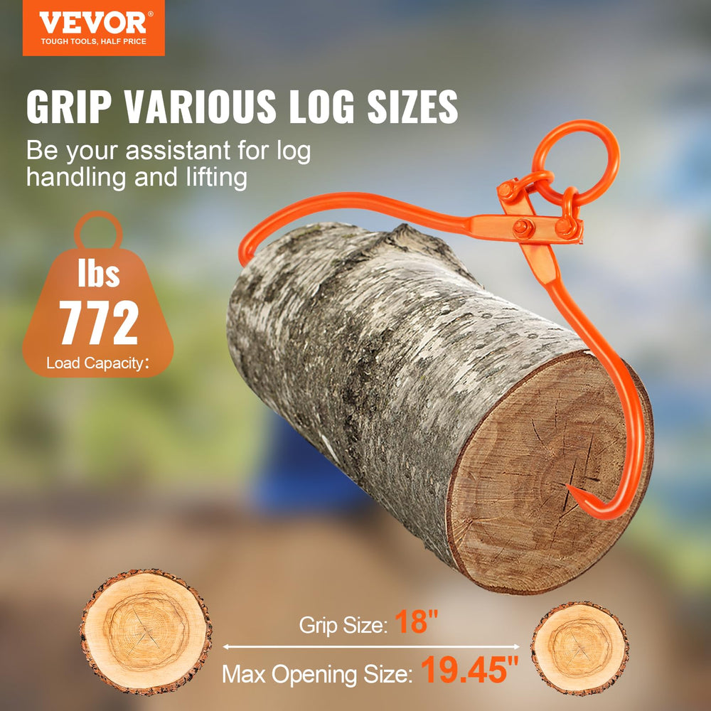 VEVOR close-up of claw tips showing sharp bite for secure grip