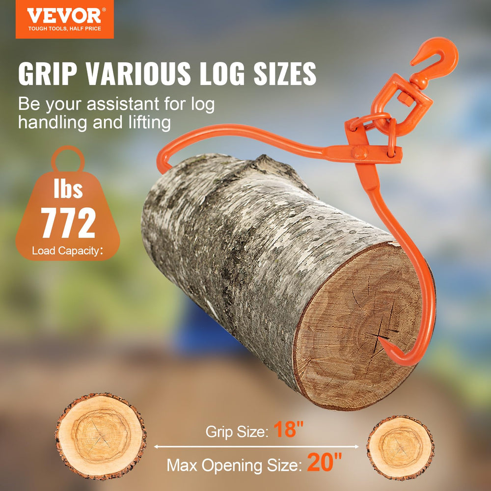 VEVOR close-up of sharp eagle-claw hooks demonstrating strong wood bite