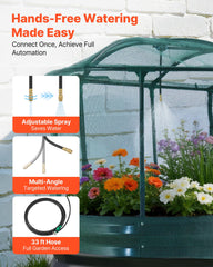 VEVOR ventilated mesh cover with roll-up window for easy access and protection