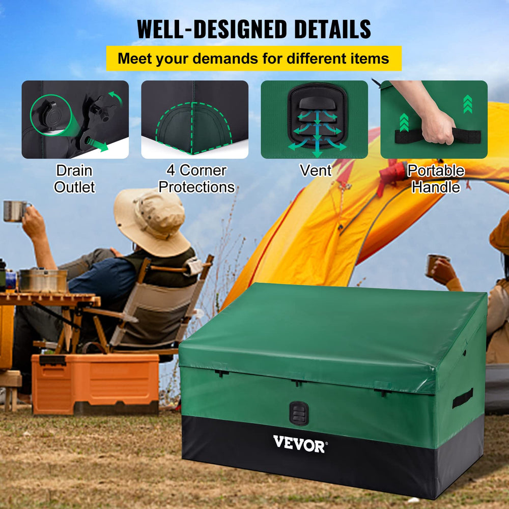 VEVOR mesh vent close-up reducing moisture and mildew risk inside