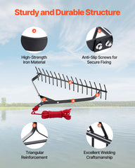 VEVOR net bag and 30ft rope accessories for easier debris collection