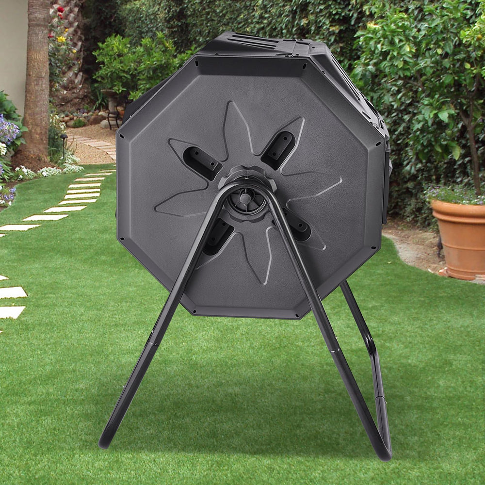 VEVOR placed in backyard demonstrating discreet, tidy outdoor use