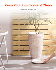 VEVOR close-up of striped texture showing durable weather-resistant finish