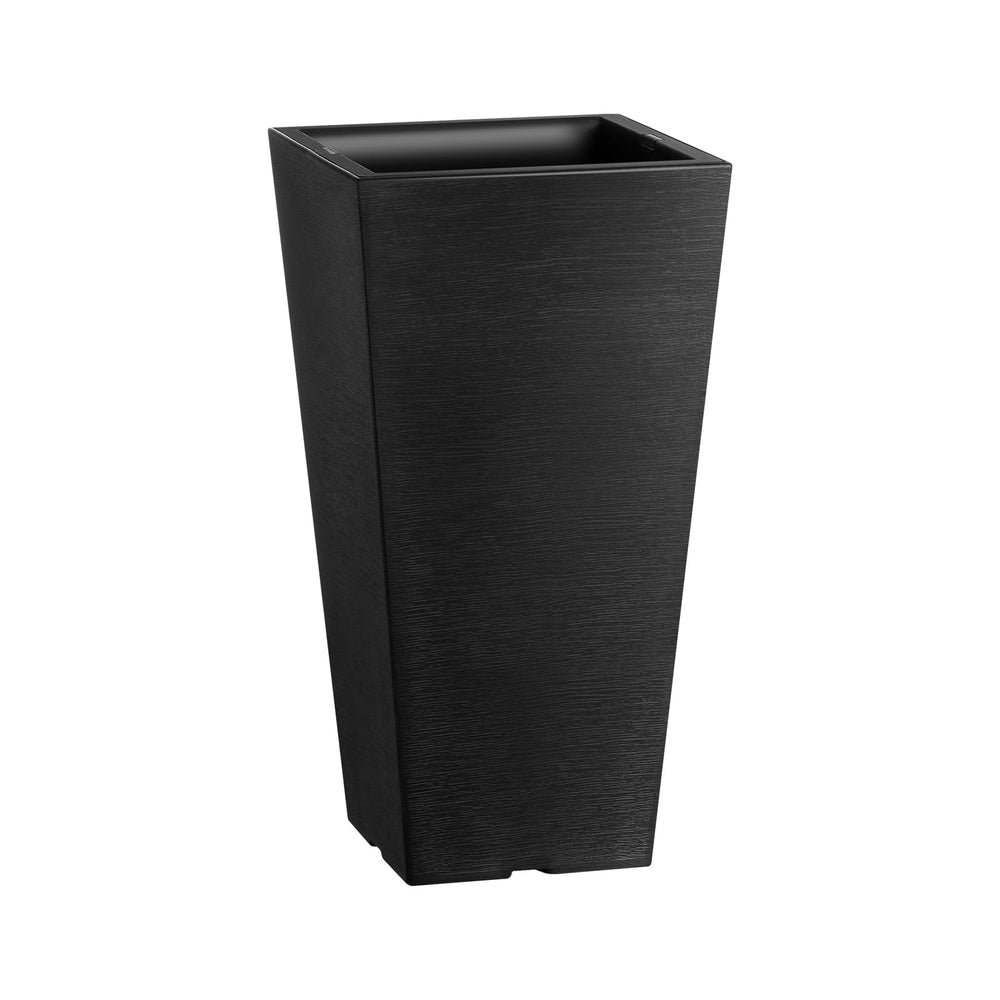VEVOR stacked planters for storage showing lightweight handling and compact storage